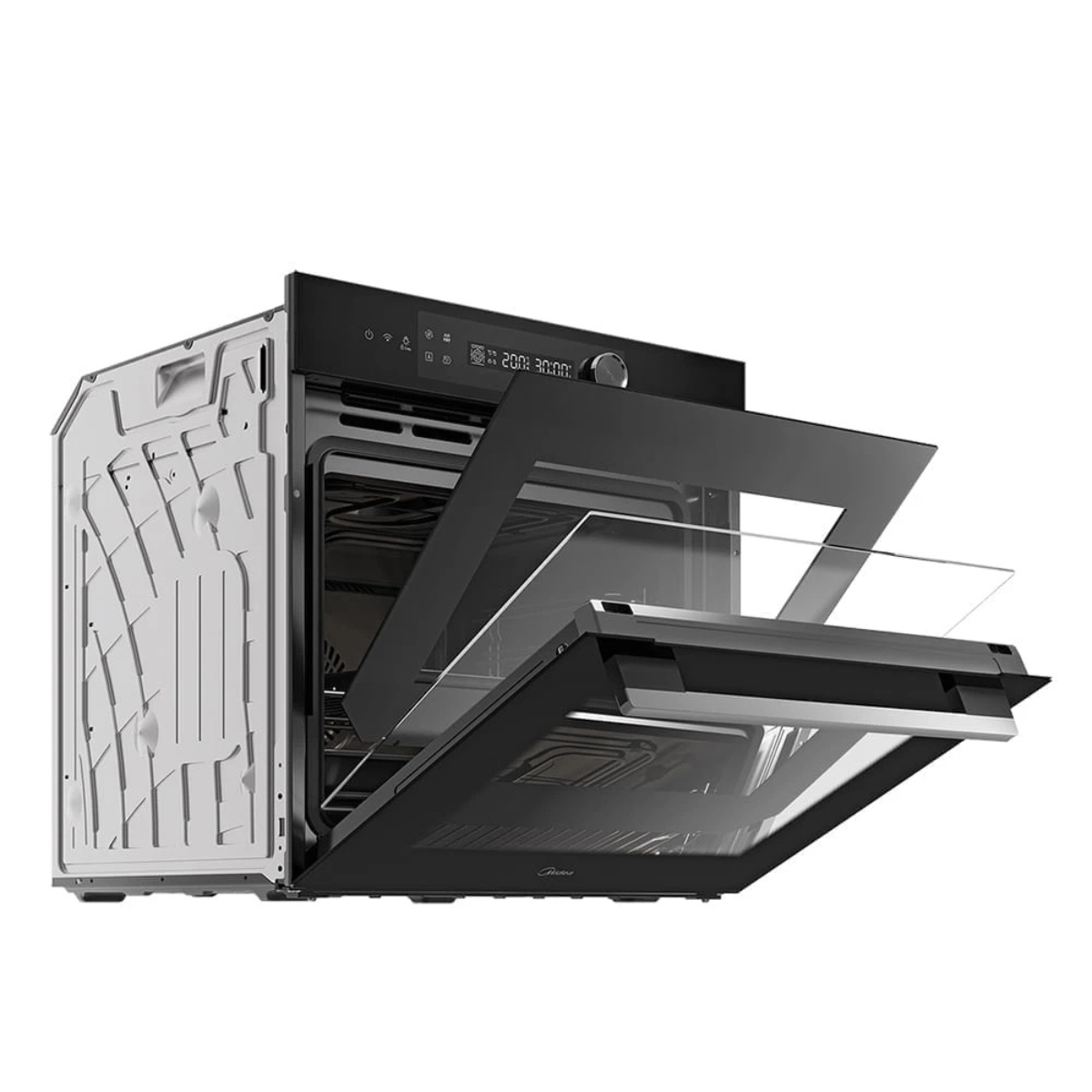 FORNO DE EMBUTIR ELÉTRICO 80L MIDEA TOUCH SMART AIRFRYER 14 FUNÇÕES 220V FORNO DE EMBUTIR ELÉTRICO 80L MIDEA TOUCH SMART AIRFRYER 14 FUNÇÕES 220V