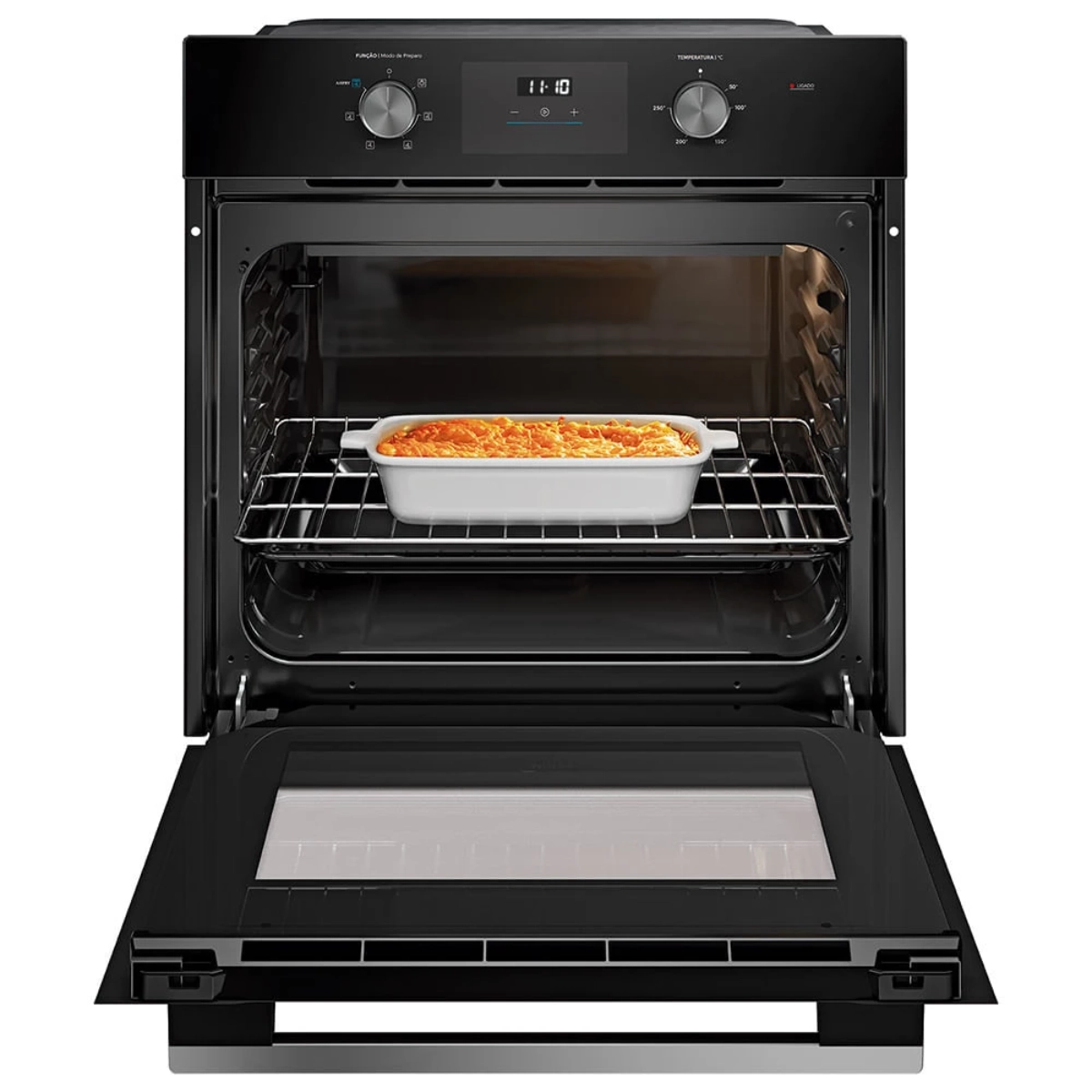 FORNO DE EMBUTIR ELÉTRICO DIGITAL COM AIRFRYER 68L MIDEA 220V