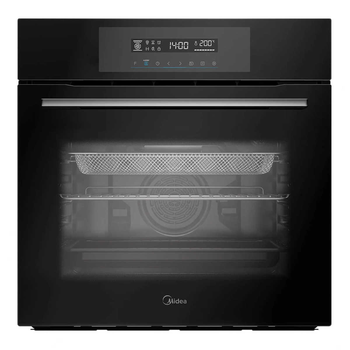 FORNO DE EMBUTIR ELÉTRICO DIGITAL COM AIRFRYER 80L MIDEA 220V