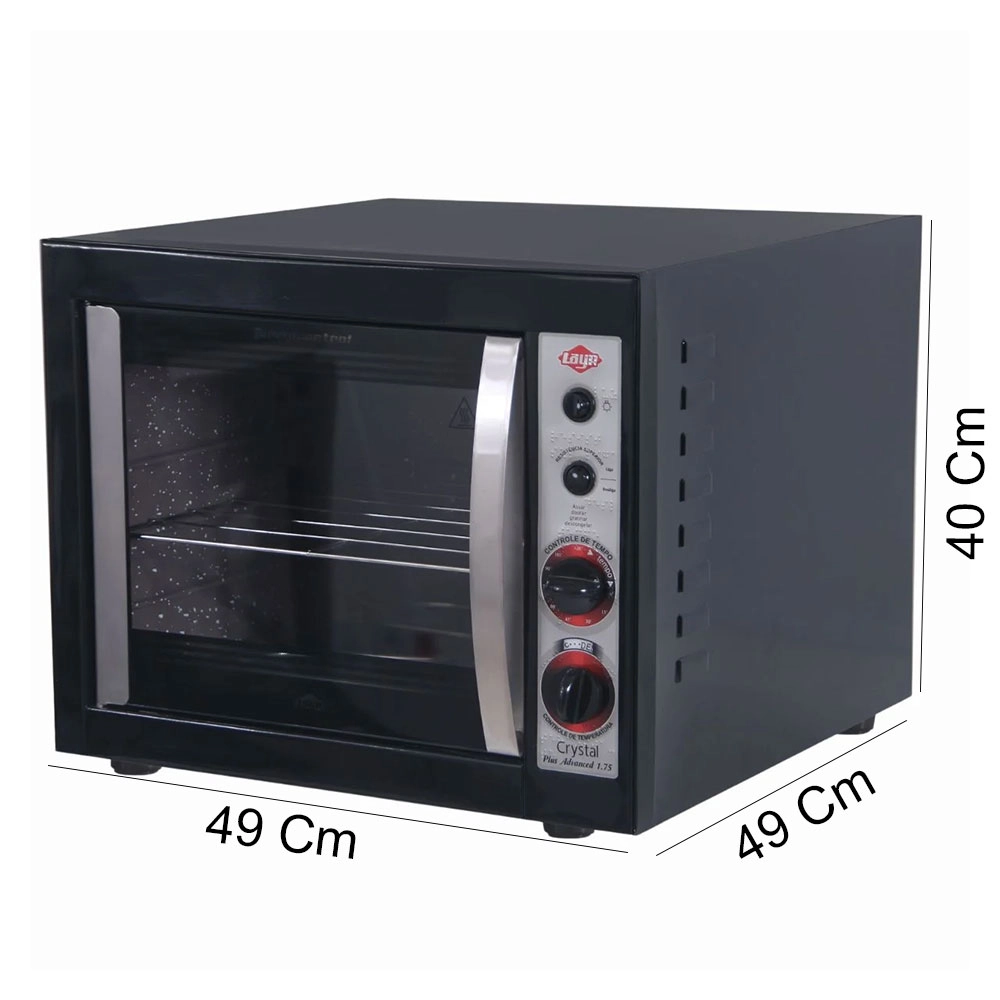 FORNO ELÉTRICO 46 LITROS LAYR CRYSTAL PLUS ADVANCED BLACK 220V