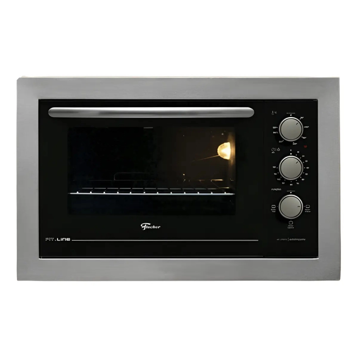 FORNO ELÉTRICO DE EMBUTIR INOX 48L 320C FISCHER FIT LINE 220V FORNO ELÉTRICO DE EMBUTIR INOX 48L 320C FISCHER FIT LINE 220V