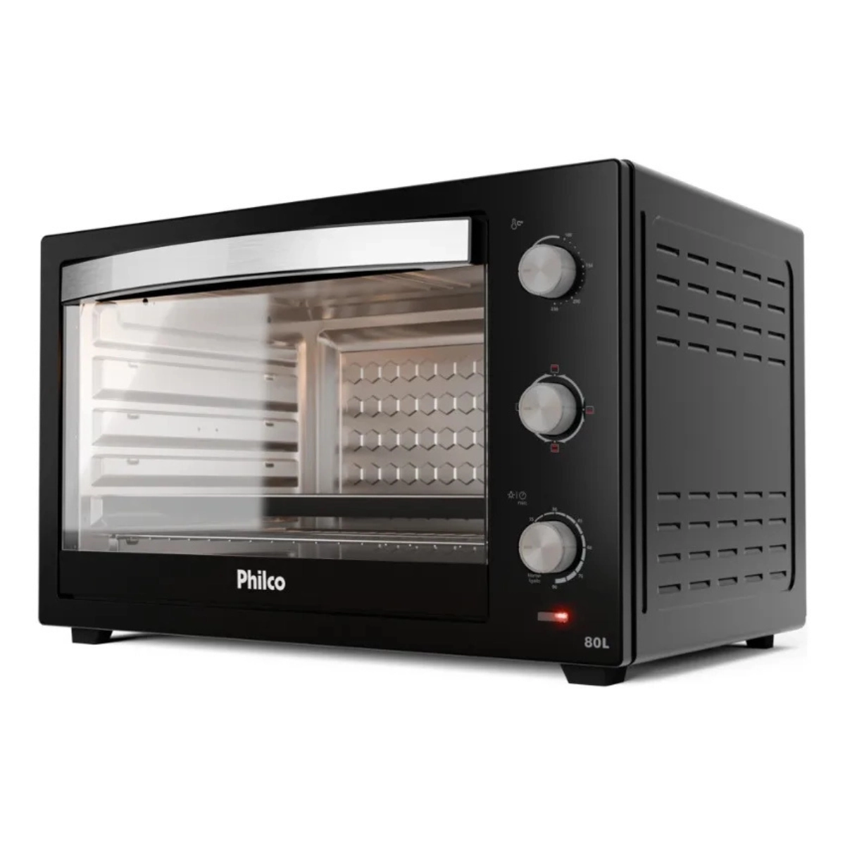 FORNO ELÉTRICO PHILCO 80 LITROS 1900W PRETO 127V 230 GRAUS