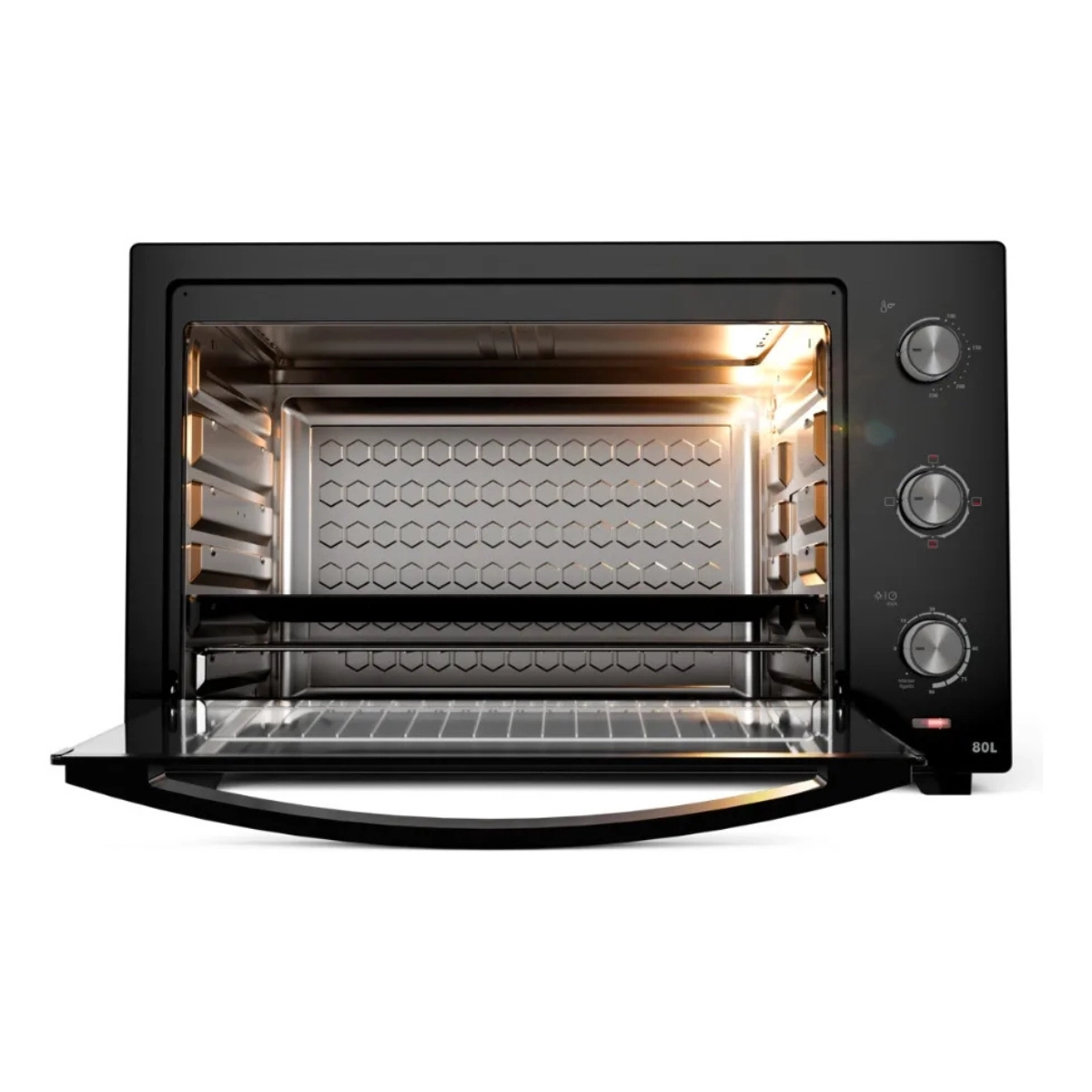 FORNO ELÉTRICO PHILCO 80 LITROS 1900W PRETO 127V 230 GRAUS