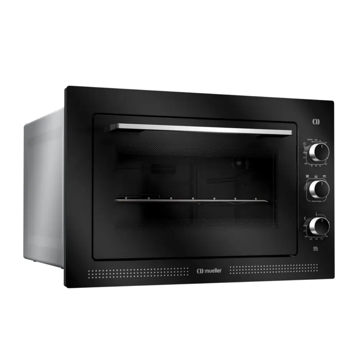 FORNO ELETRICO DE EMBUTIR 50 LITROS PRETO MFE50K MUELLER 127V