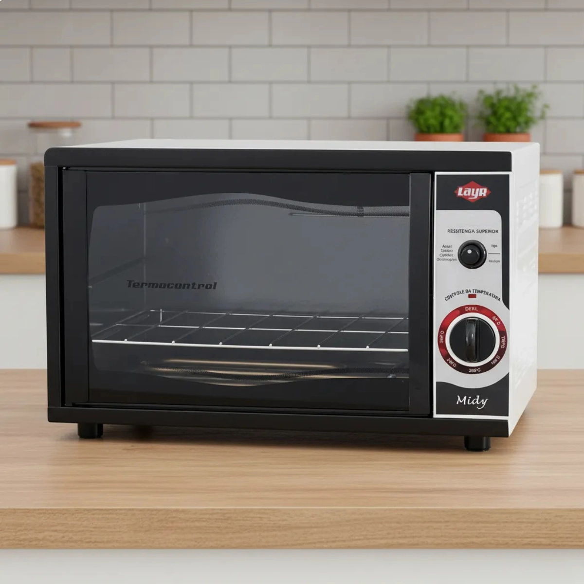 FORNO ELETRICO MIDY CLEAN BRANCO PLUS LAYR 21L 1300W 220V