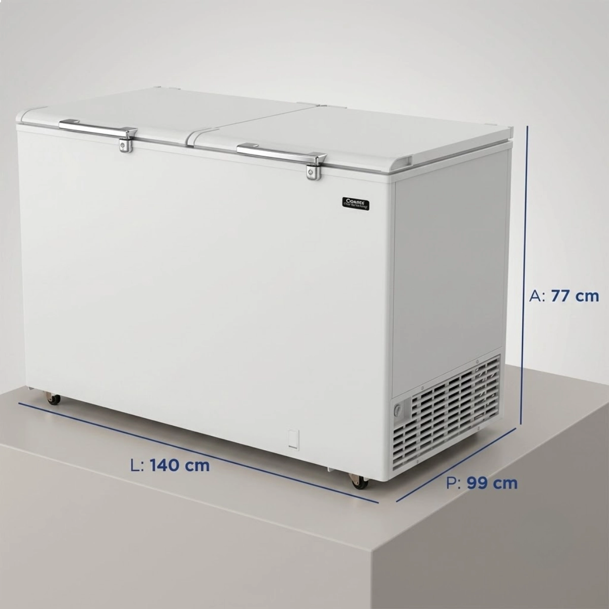 FREEZER CONSERVADOR HORIZONTAL 468 LITROS ECH500 BRANCO ESMALTEC 127V FREEZER CONSERVADOR HORIZONTAL 468 LITROS ECH500 BRANCO ESMALTEC 127V