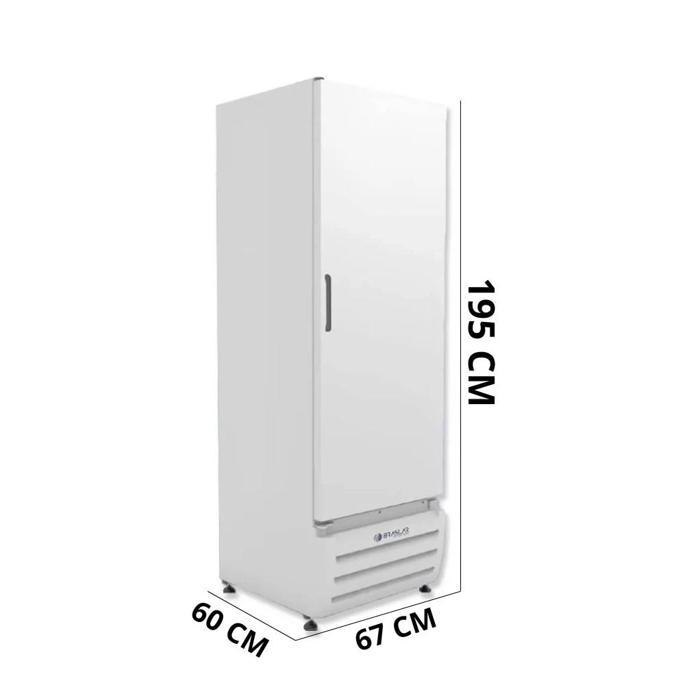 Freezer Vertical 500L Porta Cega Dupla Ação - Refrigeração R290 Ecológico, Controle Termostato Freezer Vertical 500L Porta Cega Dupla Ação - Refrigeração R290 Ecológico, Controle Termostato
