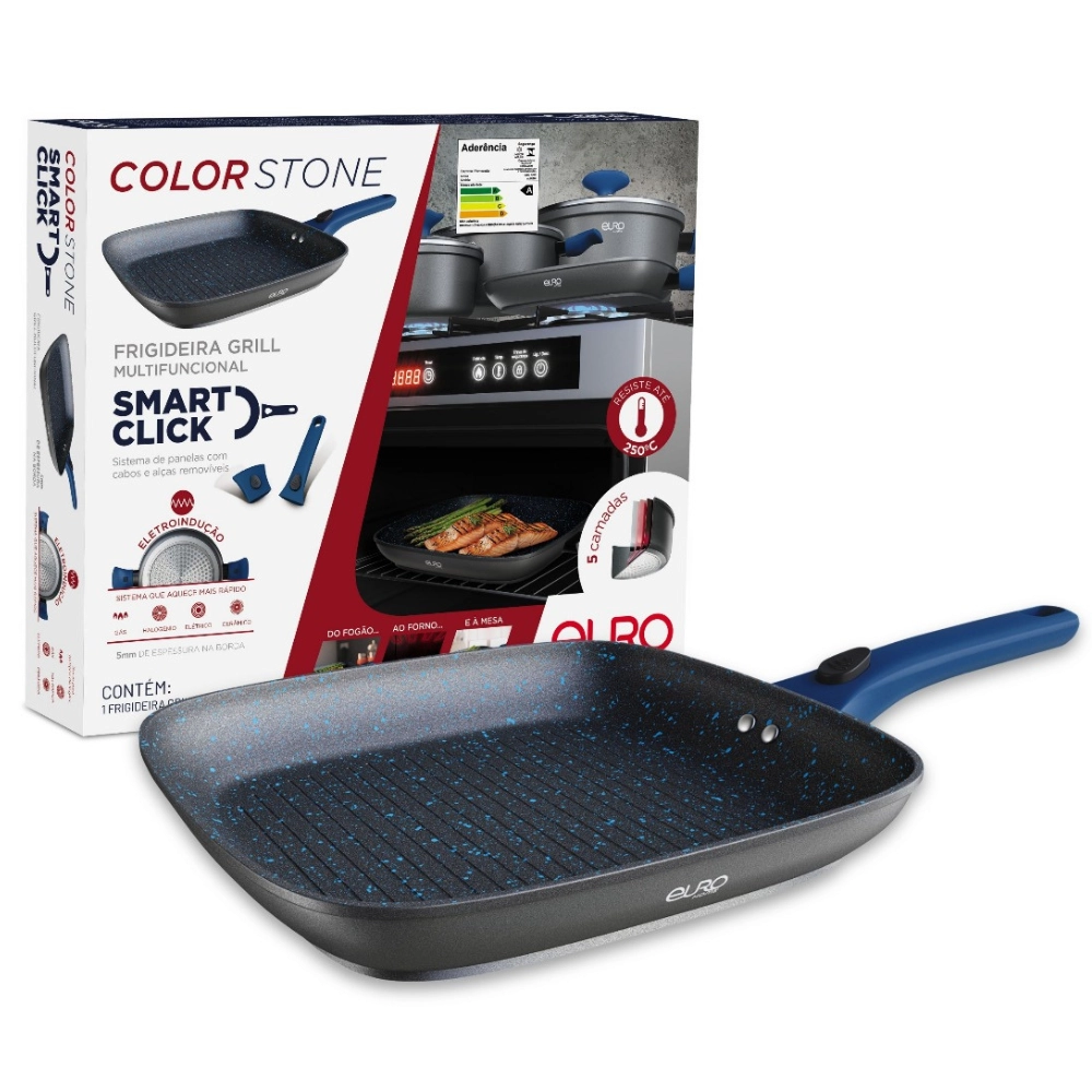 Frigideira Grill Multifuncional Smart Click