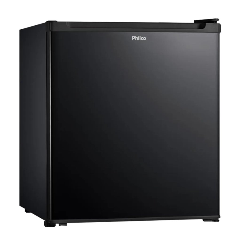 FRIGOBAR 45 LITROS PRETO, COMPACTO, REFRIGERAÇÃO A COMPRESSOR, PHILCO PFG50B - 127v