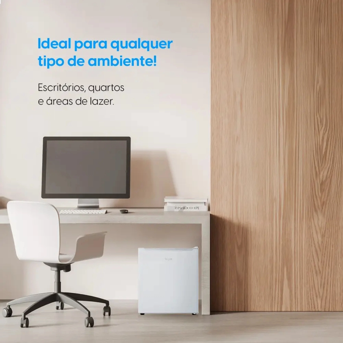 FRIGOBAR 47 LITROS ELGIN BRANCO R600A PORTA REVERSIVEL 127V