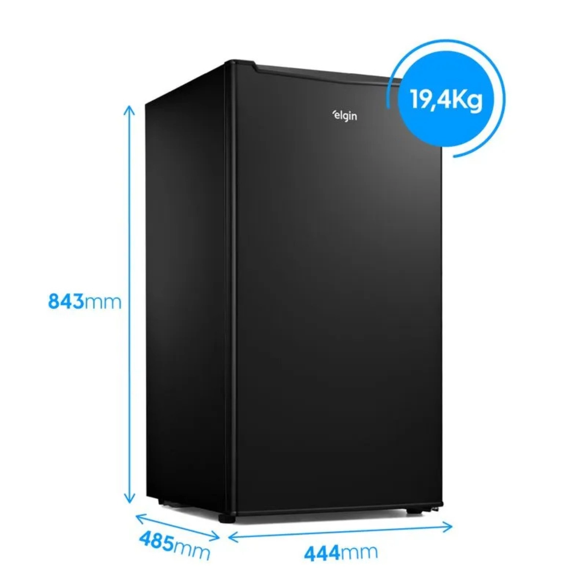 FRIGOBAR ELGIN 93 LITROS 220V PRETO PORTA REVERSIVEL
