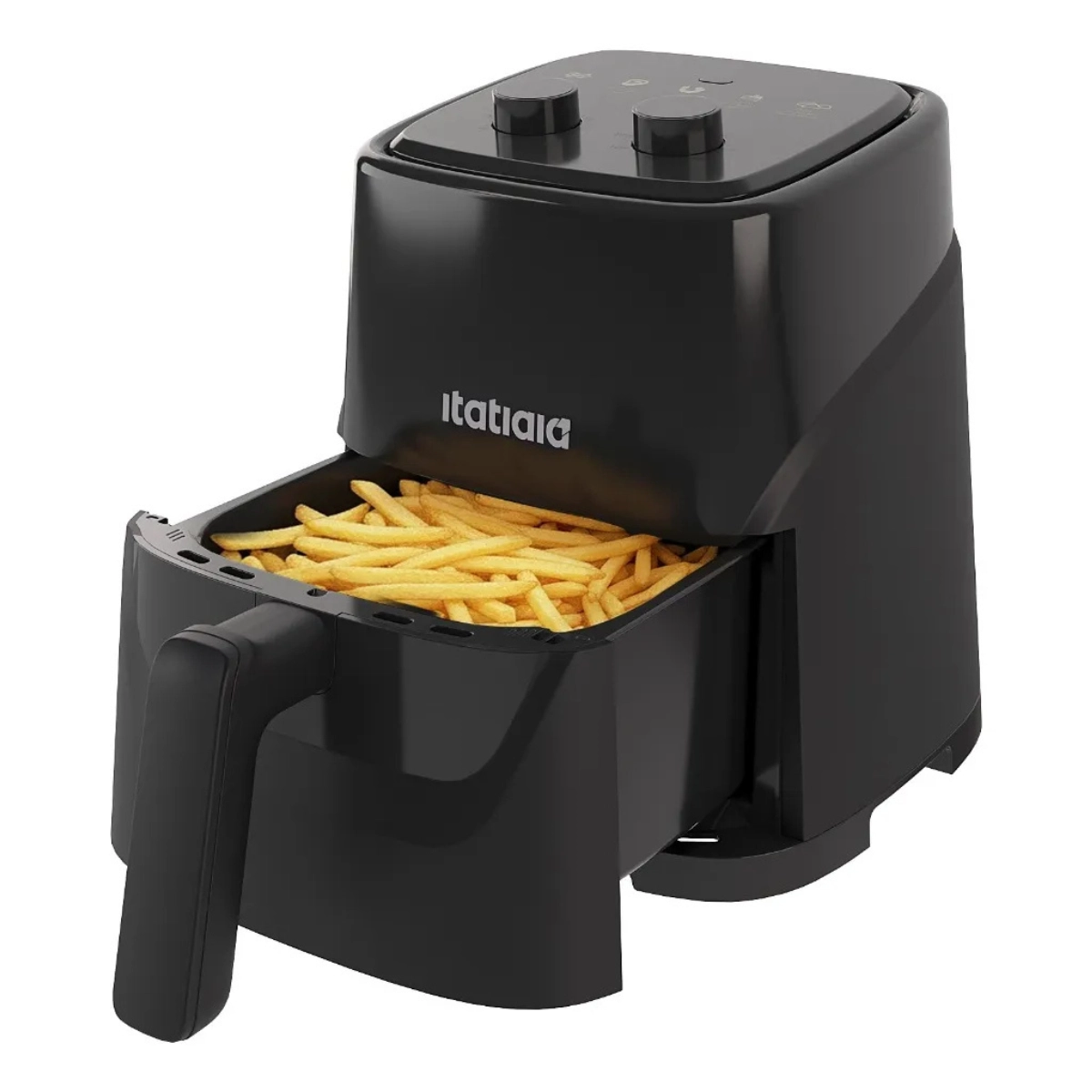 FRITADEIRA AIR FRYER ITATIAIA ANTIADERENTE 3,5L PRETA 127V 1300W COM TIMER