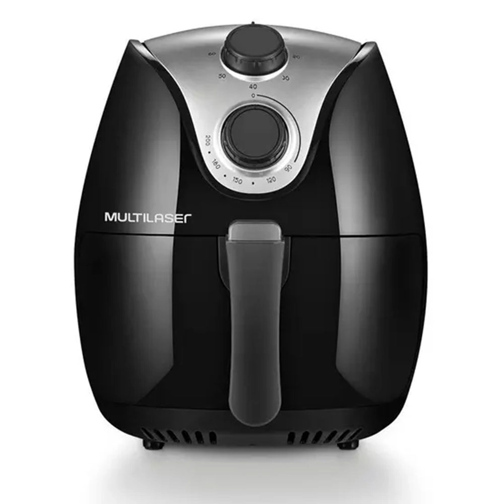 Fritadeira Elétrica Air Fryer 4 Litros 220v Preta Multilaser - Ce022 Fritadeira Elétrica Air Fryer 4 Litros 220v Preta Multilaser - Ce022
