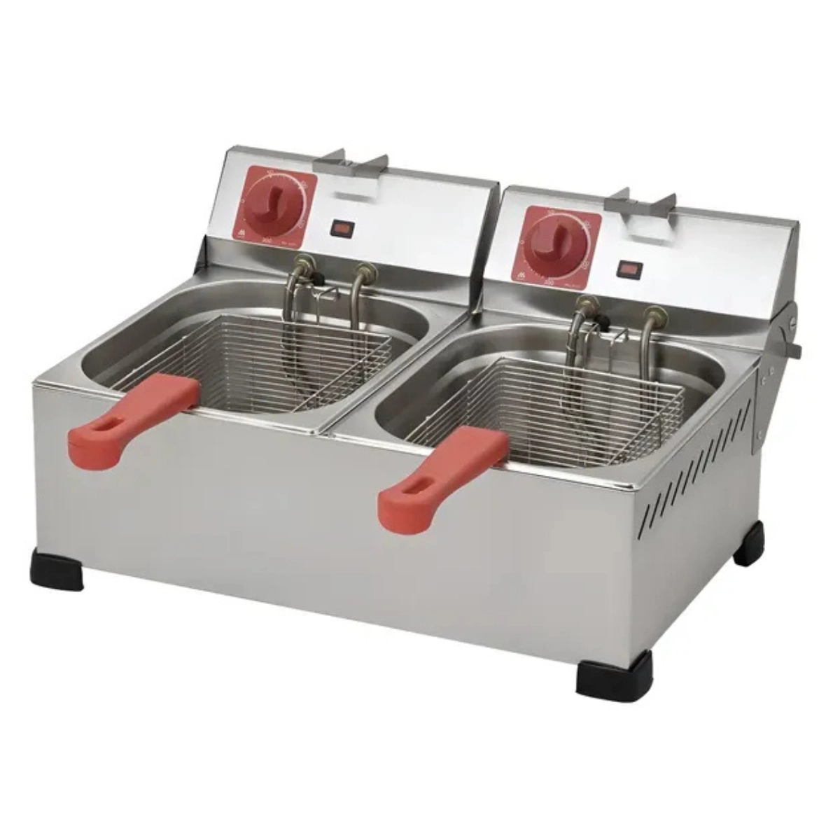 FRITADEIRA ELETRICA MARCHESONI 2 CUBAS 6 LITROS 220V