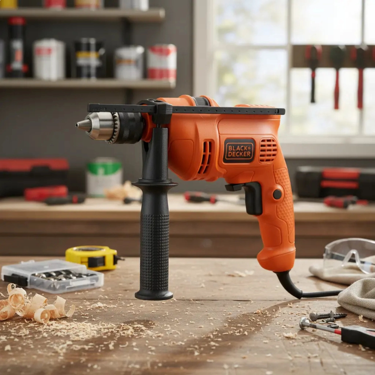 FURADEIRA IMPACTO 1/2 127V LARANJA 560W 2800 RPM BLACK DECKER COM CHAVE FURADEIRA IMPACTO 1/2 127V LARANJA 560W 2800 RPM BLACK DECKER COM CHAVE