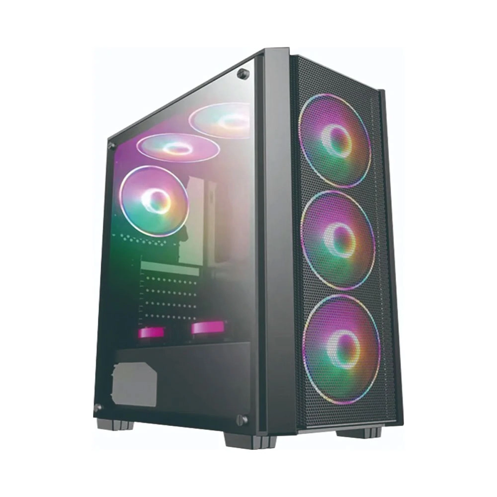GABINETE GAMER ATX BRAZILPC PRETO C/ 4 COOLER VIDRO LATERAL FRENTE MASH T02B GABINETE GAMER ATX BRAZILPC PRETO C/ 4 COOLER VIDRO LATERAL FRENTE MASH T02B