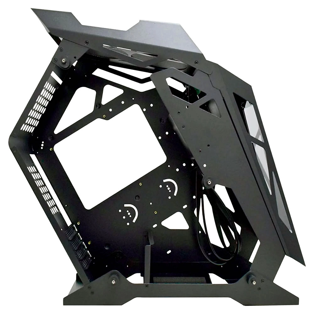 Gabinete Gamer com Lateral de Vidro Atx Prime Otm Black