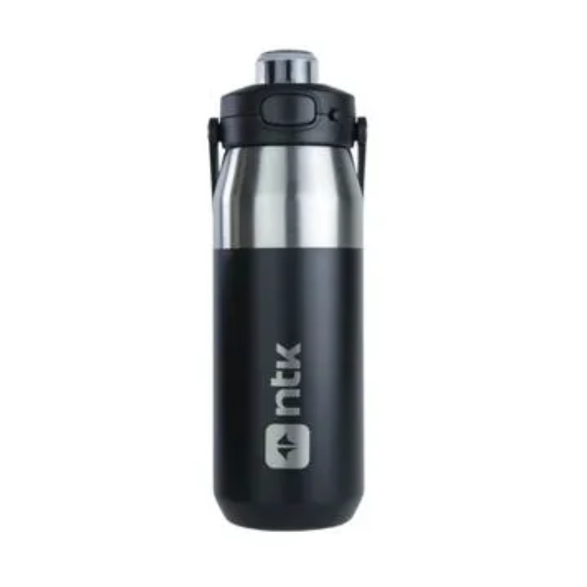 GARRAFA TERMICA NAUTIKA ISOMAX 750ML PRETA INOXIDÁVEL 