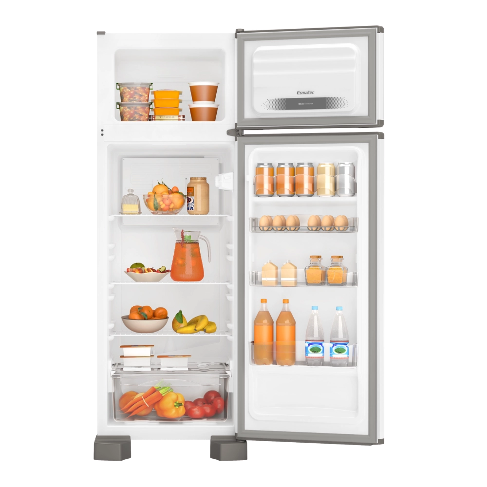 Geladeira Esmaltec 276L Cycle Defrost Inverter RCD34 Pro Branco 127V