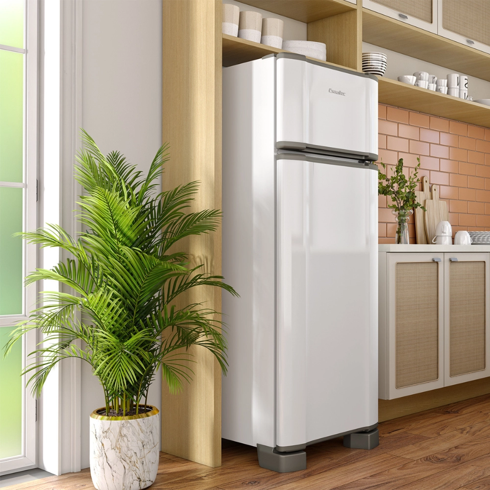 Geladeira Esmaltec 276L Cycle Defrost Inverter RCD34 Pro Branco 127V