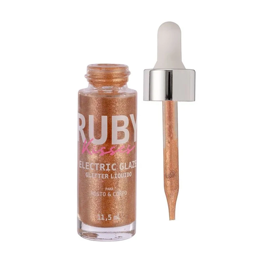 Glitter Líquido Ruby Kisses Electric Glaze Bronze Unicorn 12ml