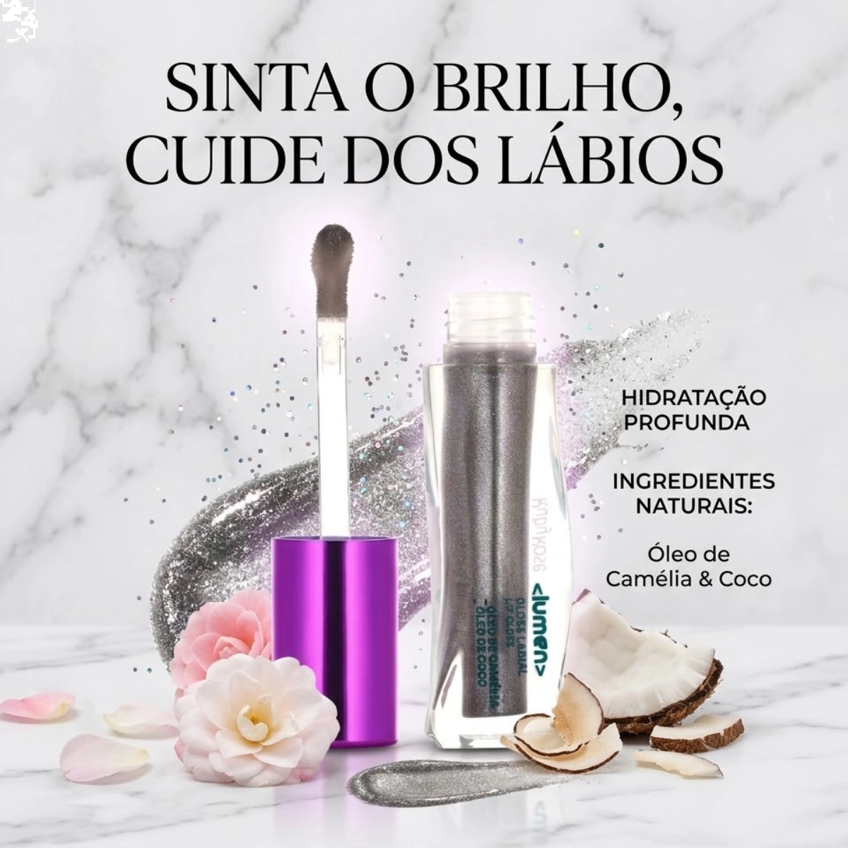 GLOSS LABIAL RUBY ROSE WONDER LUMEN NOCTILUCA EFEITO BRILHO GLOSS LABIAL RUBY ROSE WONDER LUMEN NOCTILUCA EFEITO BRILHO