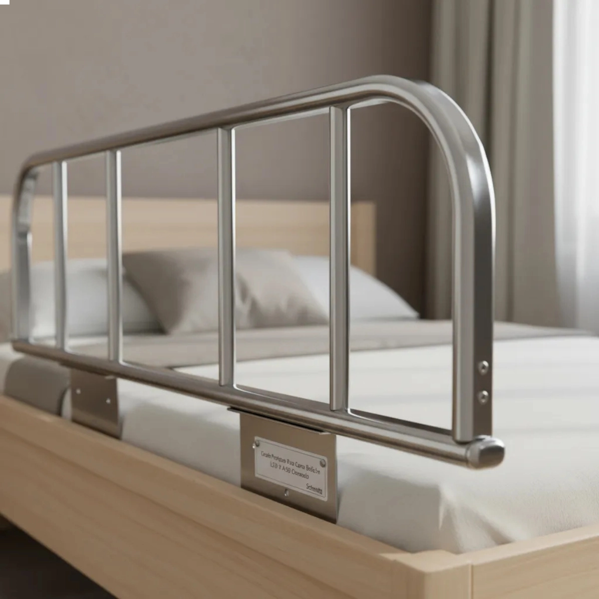 GRADE PROTETORA PARA CAMA BELICHE L120 X A30 CROMADO SCHMITT