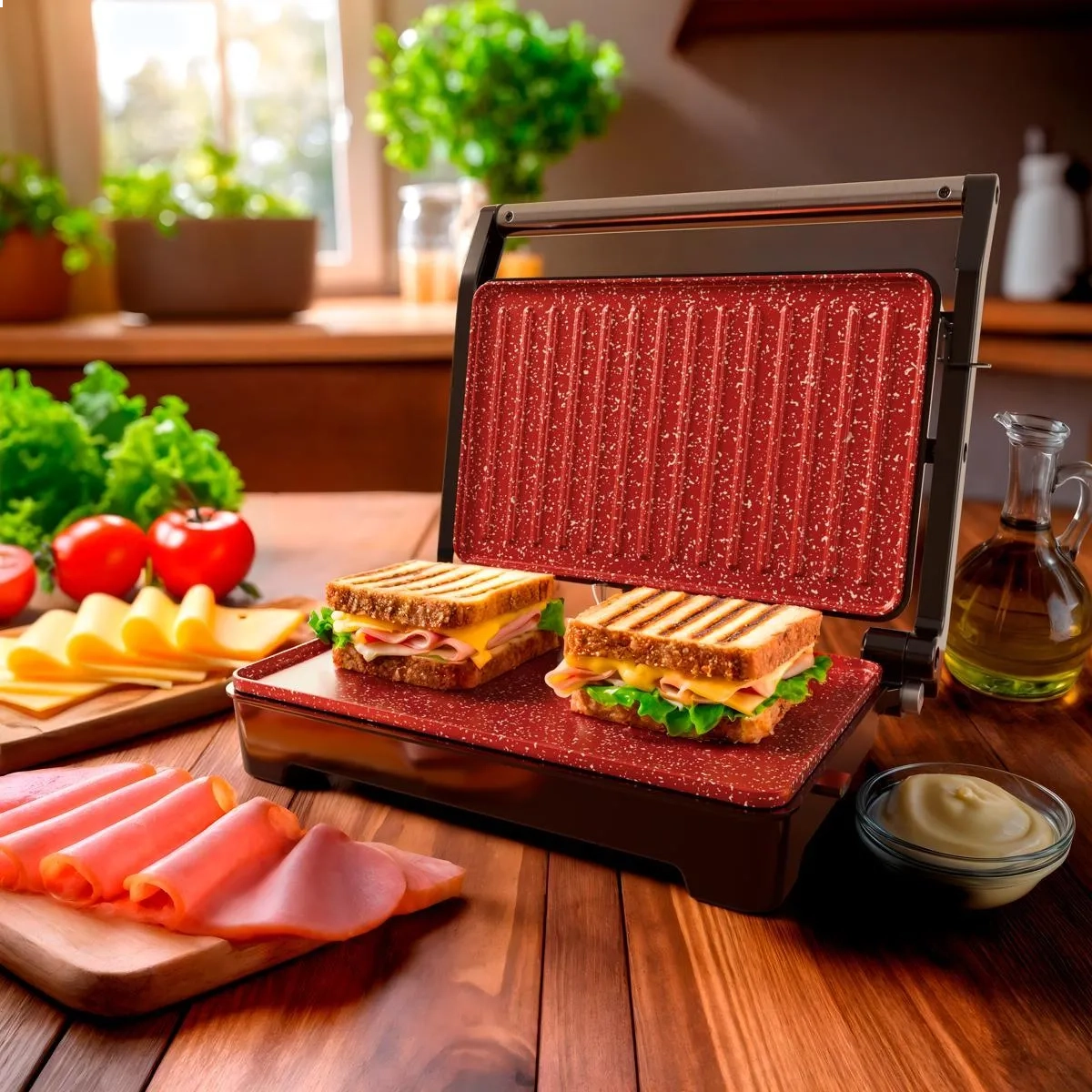 GRILL E SANDUICHEIRA BRITÂNIA 2 EM 1 BGR28A INOX 220V GRILL E SANDUICHEIRA BRITÂNIA 2 EM 1 BGR28A INOX 220V
