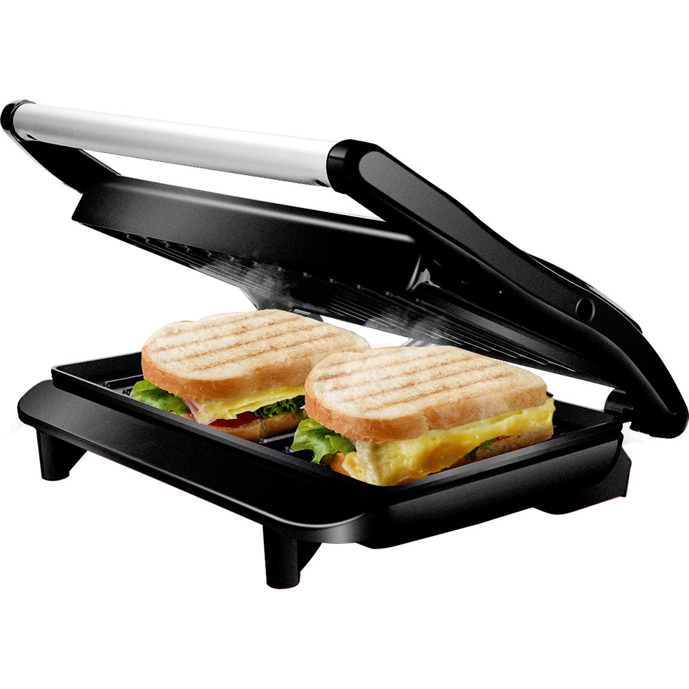 GRILL PANINI INOX LENOXX 850W PRETO PGR165