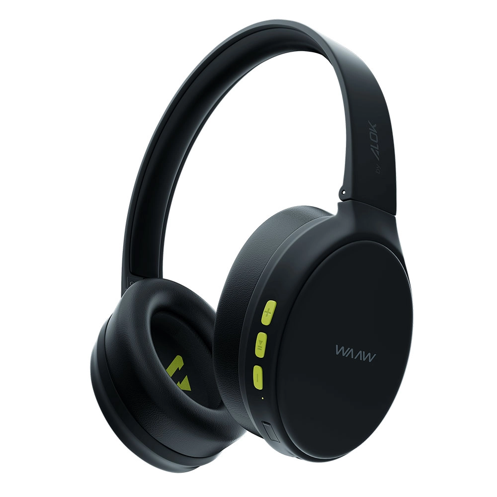 HEADPHONE BLUETOOTH C/ MICROFONE WAAW BY ALOK SENSE 200HB PRETO HEADPHONE BLUETOOTH C/ MICROFONE WAAW BY ALOK SENSE 200HB PRETO