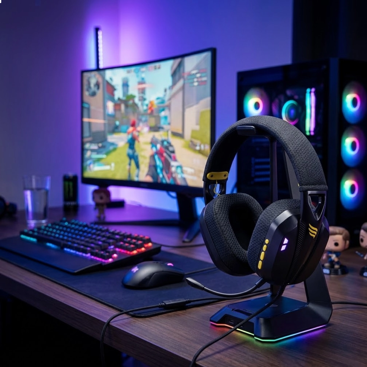 HEADSET GAMER FALLEN PANTERA ECO LIGHT WIRELESS PRETO HEADSET GAMER FALLEN PANTERA ECO LIGHT WIRELESS PRETO