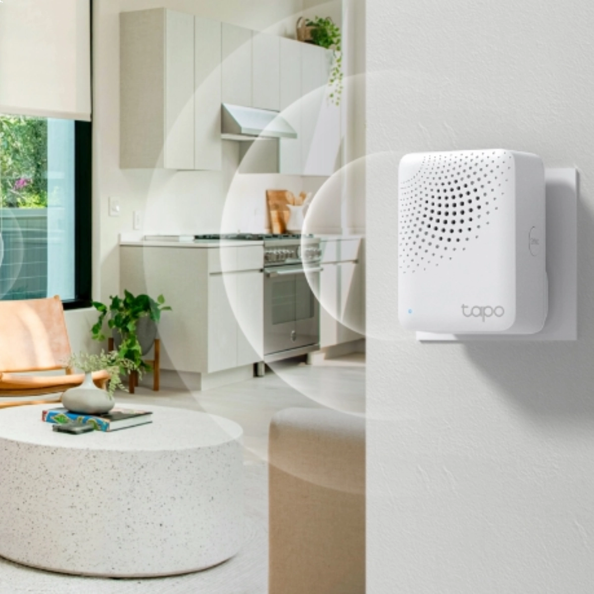 HUB INTELIGENTE DE AUTOMAÇAO COM CAMPAINHA TAPO H100 BRANCO