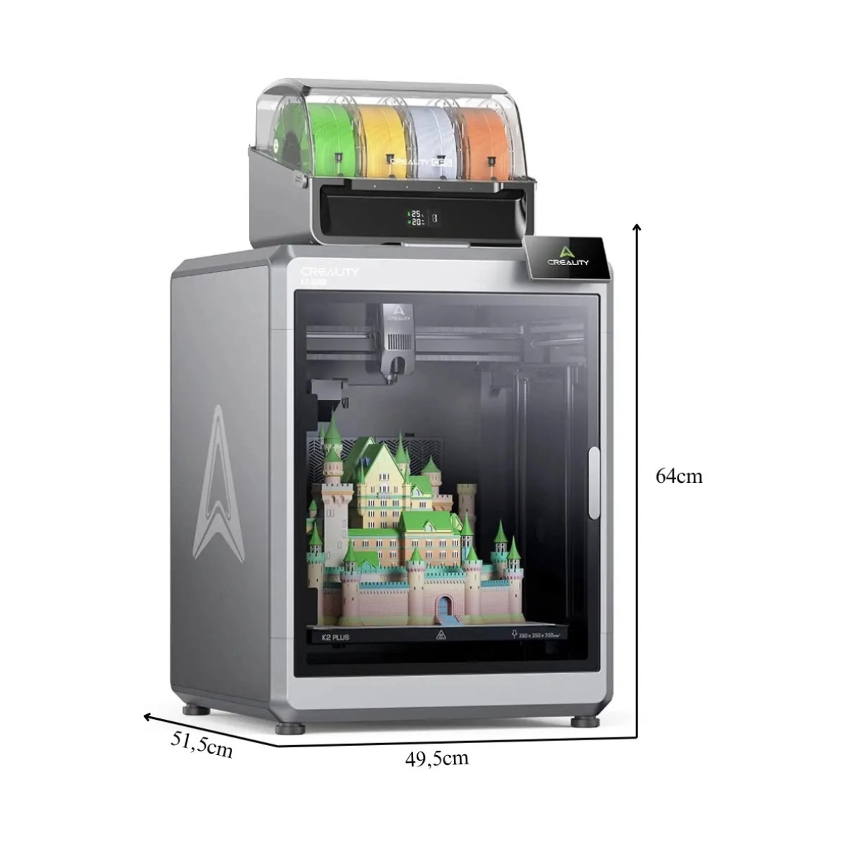 IMPRESSORA 3D CREALITY K2 PLUS CFS MULTICOLORIDA FDM BIVOLT IMPRESSORA 3D CREALITY K2 PLUS CFS MULTICOLORIDA FDM BIVOLT