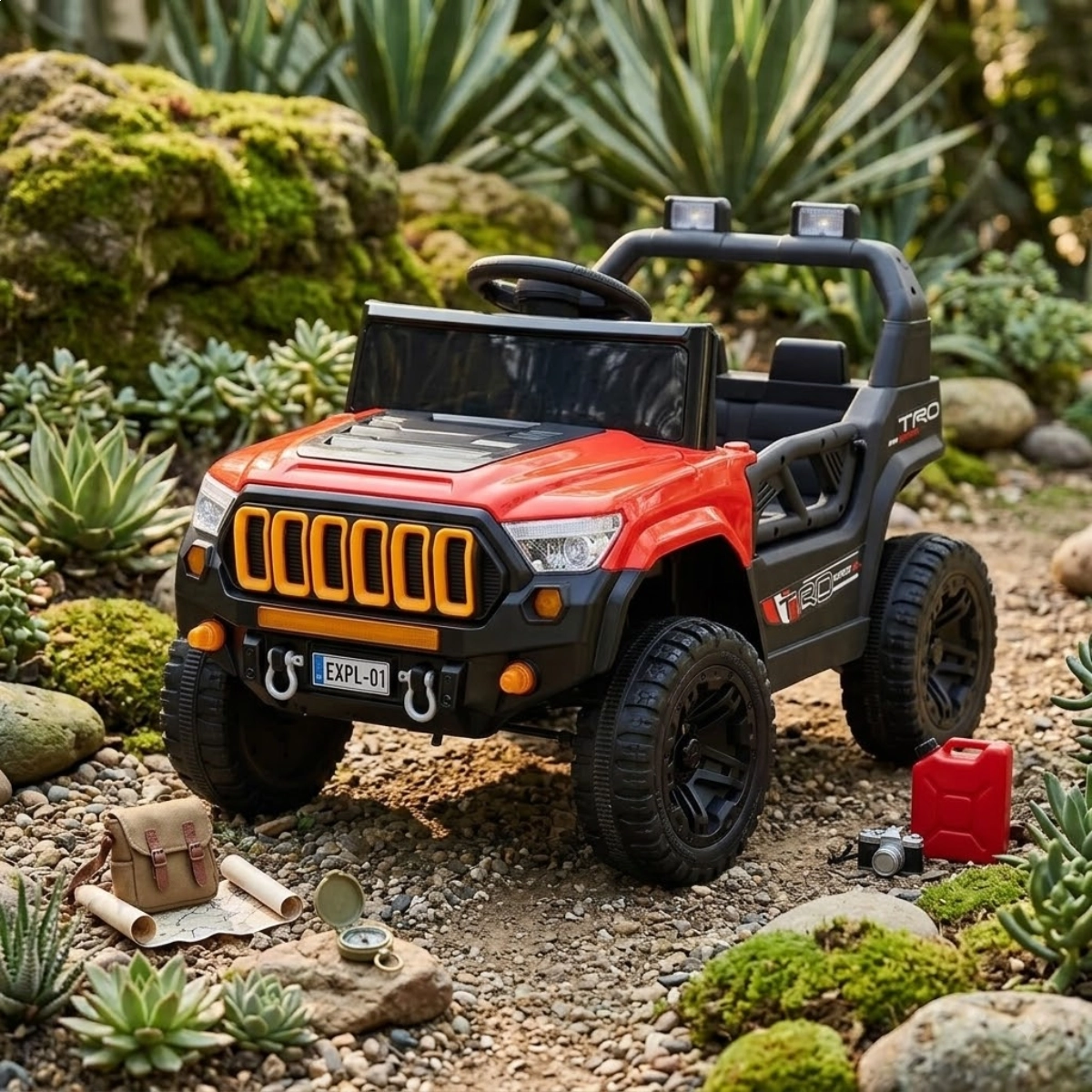 JIPE ELETRICO INFANTIL TITAN XR 12V CONTROLE VERMELHO BANG TOYS JIPE ELETRICO INFANTIL TITAN XR 12V CONTROLE VERMELHO BANG TOYS