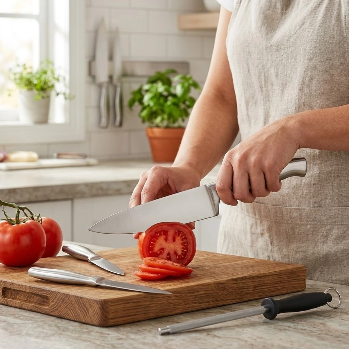 JOGO DE FACAS OSTER BALDWYN 4 PEÇAS AÇO INOX