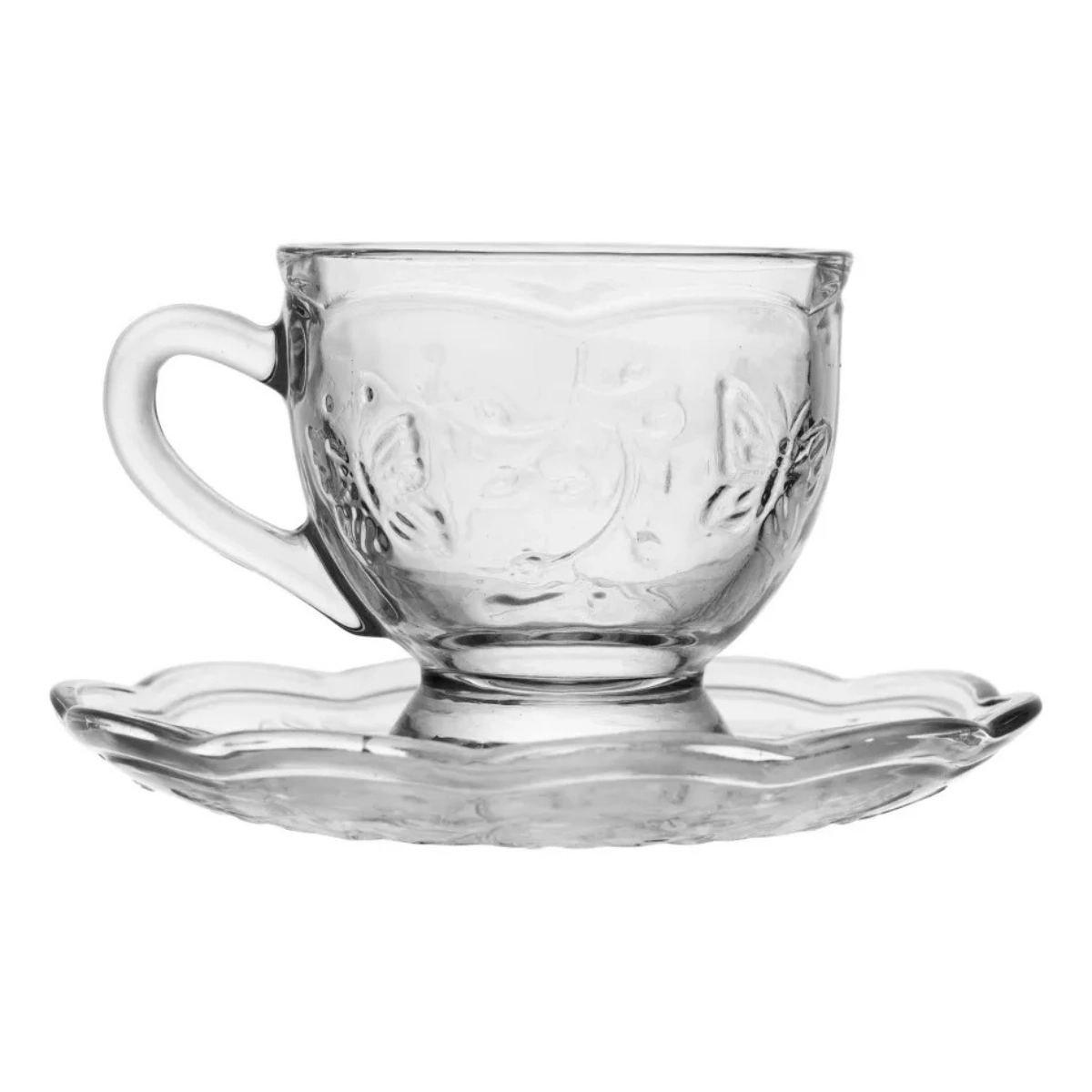 JOGO DE JANTAR CRISTAL ECOLÓGICO COM 20 PEÇAS NEW BUTTERFLY 