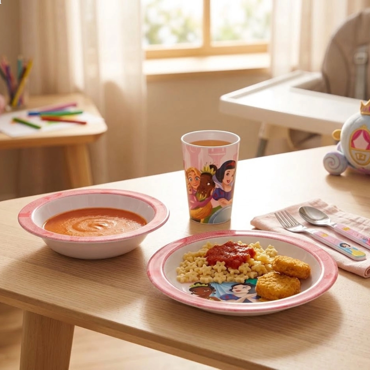 JOGO REFEIÇÃO INFANTIL MELAMINA PRINCESAS DISNEY COPO PRATO E TIGELA JOGO REFEIÇÃO INFANTIL MELAMINA PRINCESAS DISNEY COPO PRATO E TIGELA