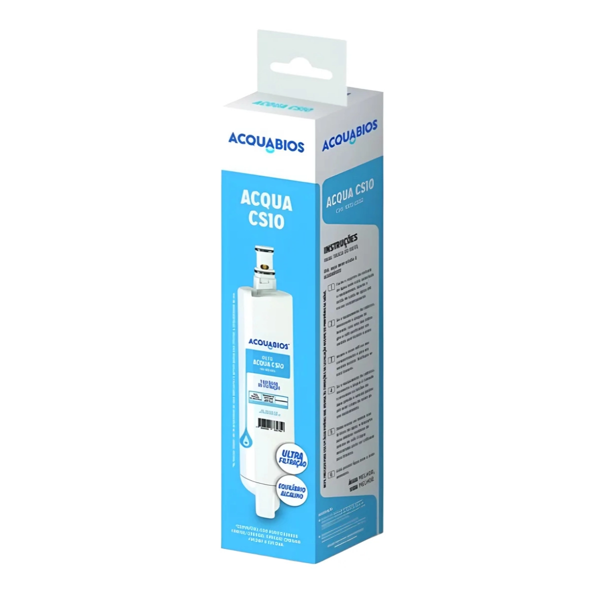KIT 2 REFIL FILTRO PURIFICADOR ACQUA CS10 34/31 CONSUL ULTRAFILTRAÇÃO