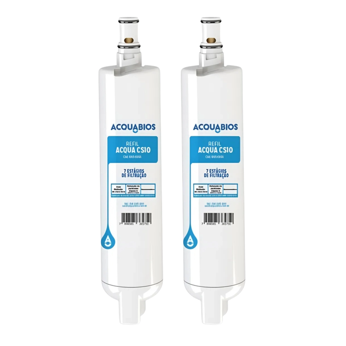 KIT 2 REFIL FILTRO PURIFICADOR ACQUA CS10 34/31 CONSUL ULTRAFILTRAÇÃO