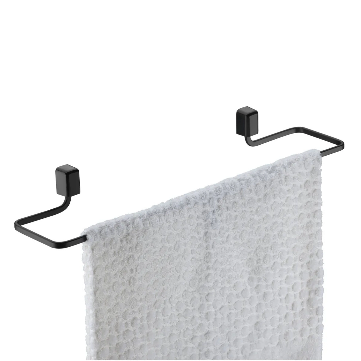 KIT ACESSÓRIOS BANHEIRO SCHMITT ESSENCIAL CROMADO 5 PEÇAS PRETO