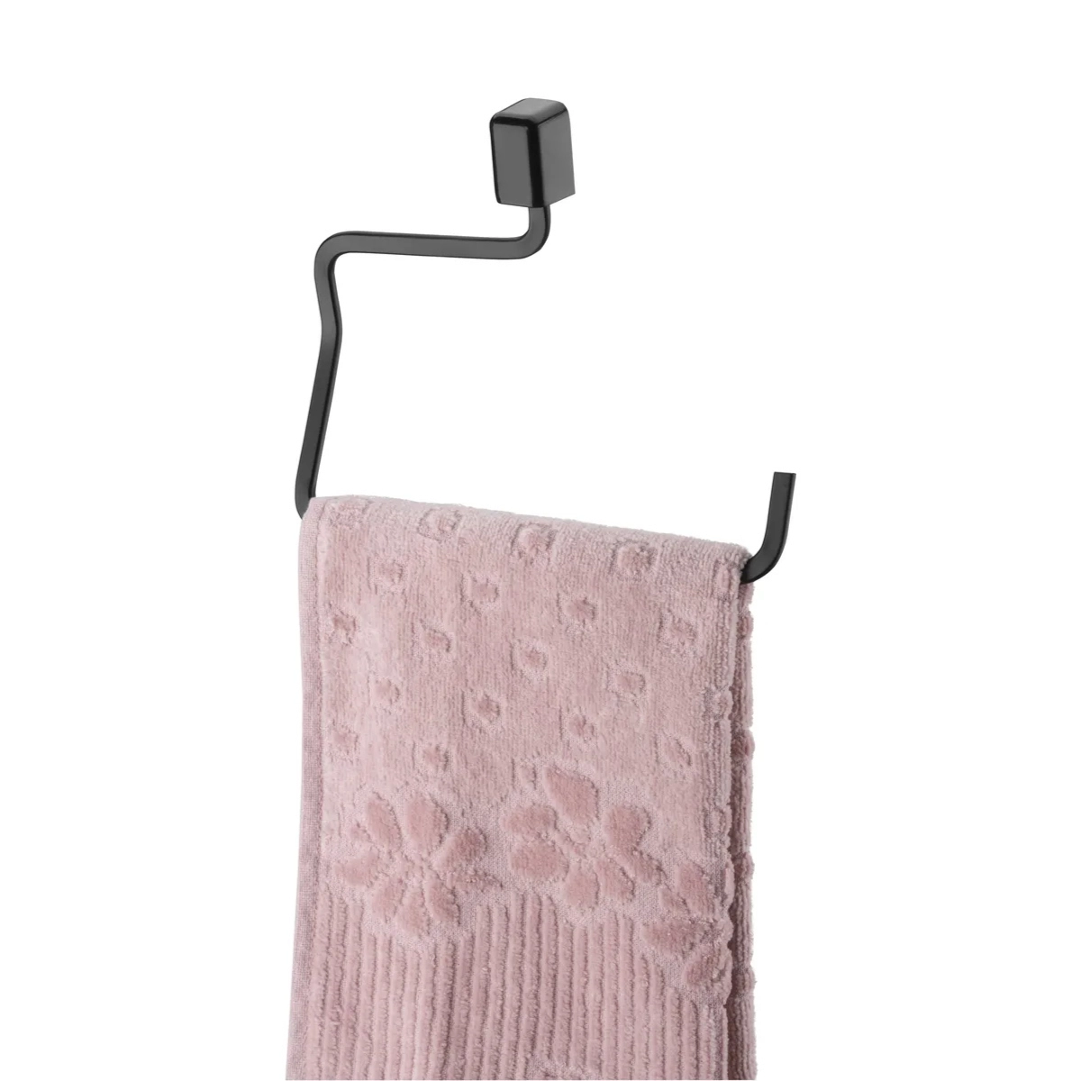 KIT ACESSÓRIOS BANHEIRO SCHMITT ESSENCIAL CROMADO 5 PEÇAS PRETO