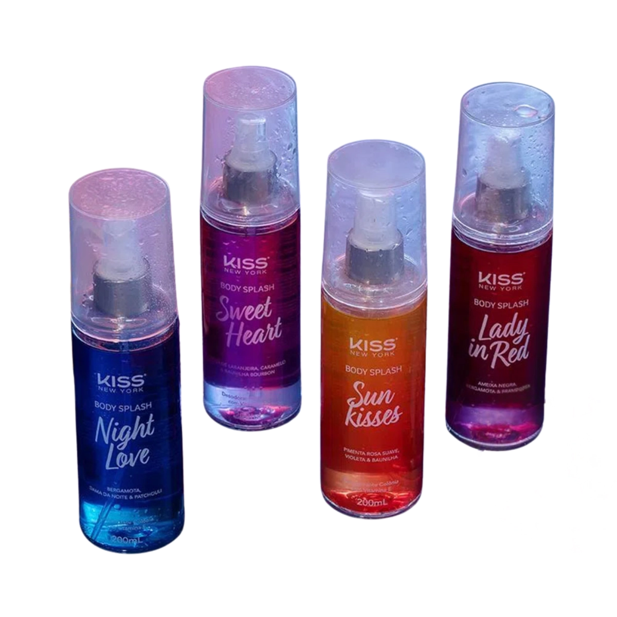KIT BODY SPLASH KISS NEW YORK 200ML C/4