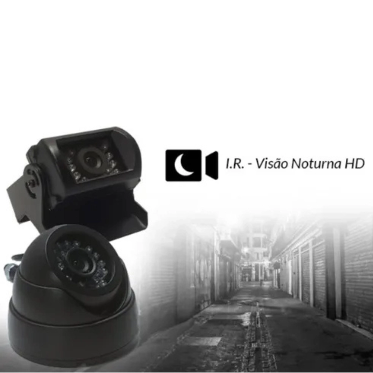 Kit cameras de Monitoramento e Gravação Veicular: 4G, GPS e Câmeras HD