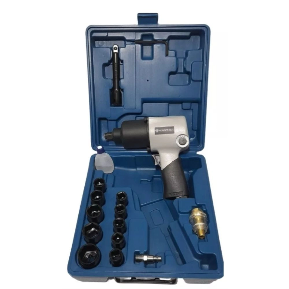 Kit Chave Impacto Pneumática 1/2 58kg 90psi 17pç Mgl Rp7807