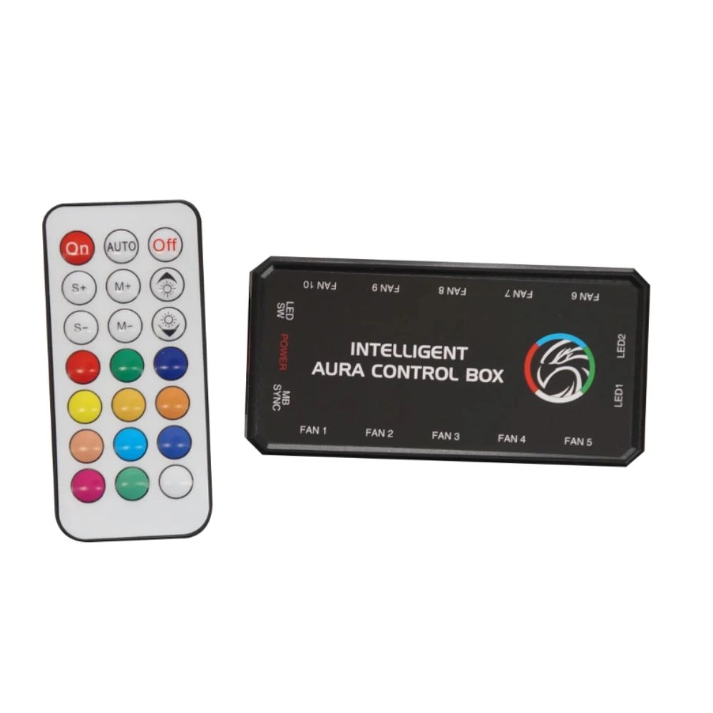 KIT COOLER COM 3 PARA GABINETE 12X12 CM COM CONTROLE BRAZILPC BPC-KDL-ARGB