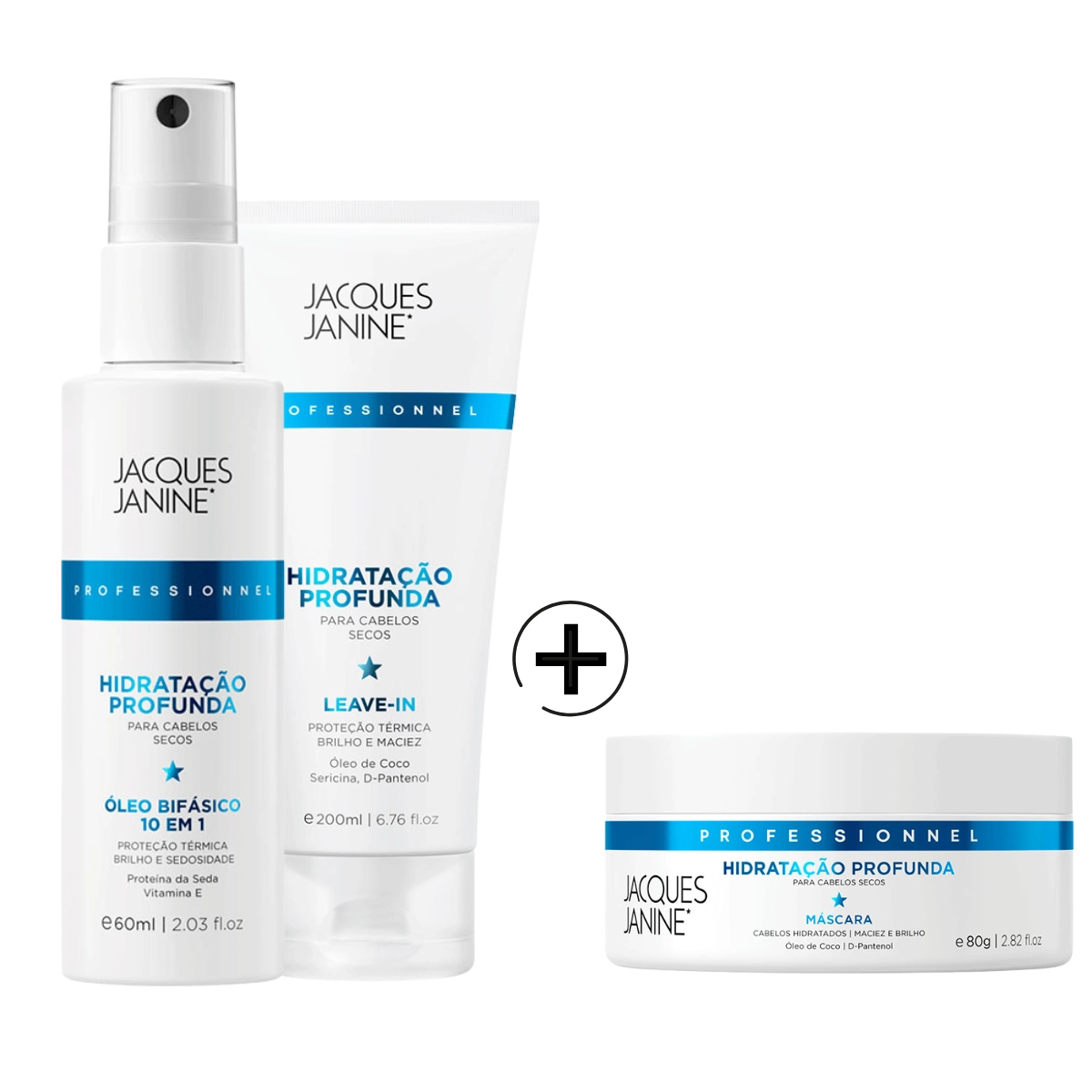 KIT HIDRATAÇÃO PROFUNDA LEAVE IN E OLEO CAPILAR PLUS MASCARA 80G KIT HIDRATAÇÃO PROFUNDA LEAVE IN E OLEO CAPILAR PLUS MASCARA 80G