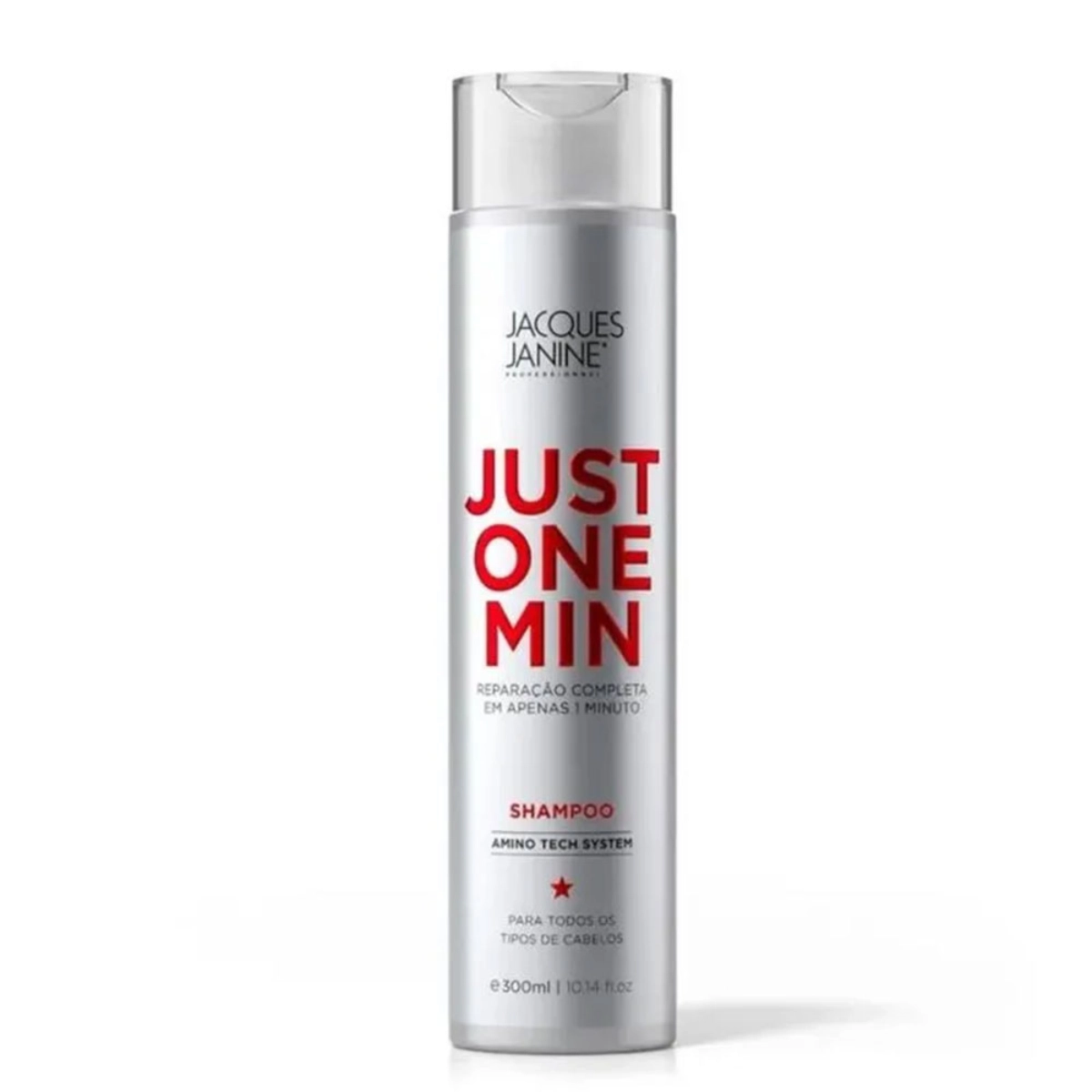 KIT JACQUES JANINE JUST ONE MINUTE SHAMPOO, CONDICIONADOR E MÁSCARA 80G