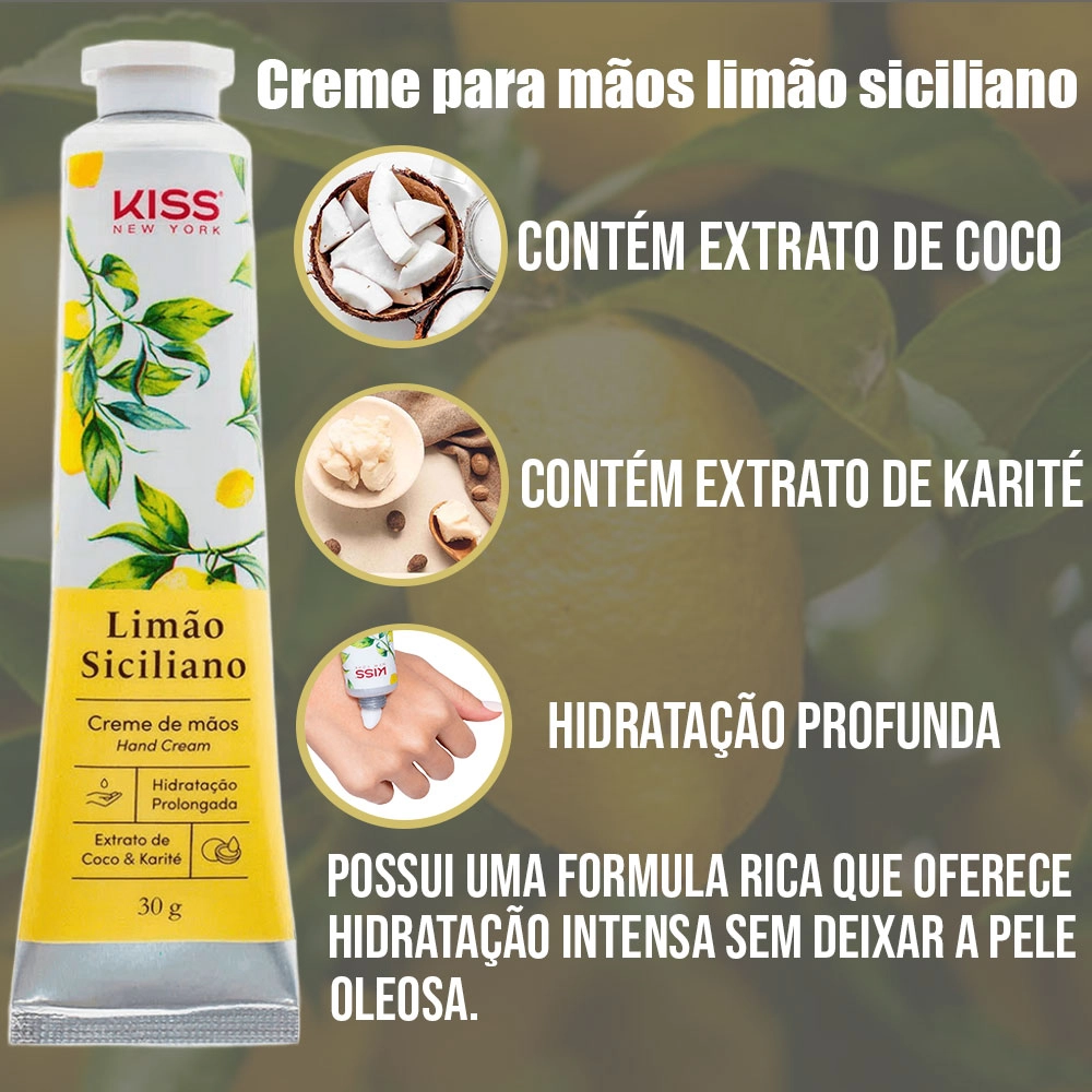 KIT KISS NEW YORK C/ CONJ LIXA ELETRICA + ALIC DE UNHA + CUTÍCULA + AMOLECEDOR E CREME DE LIMÃO