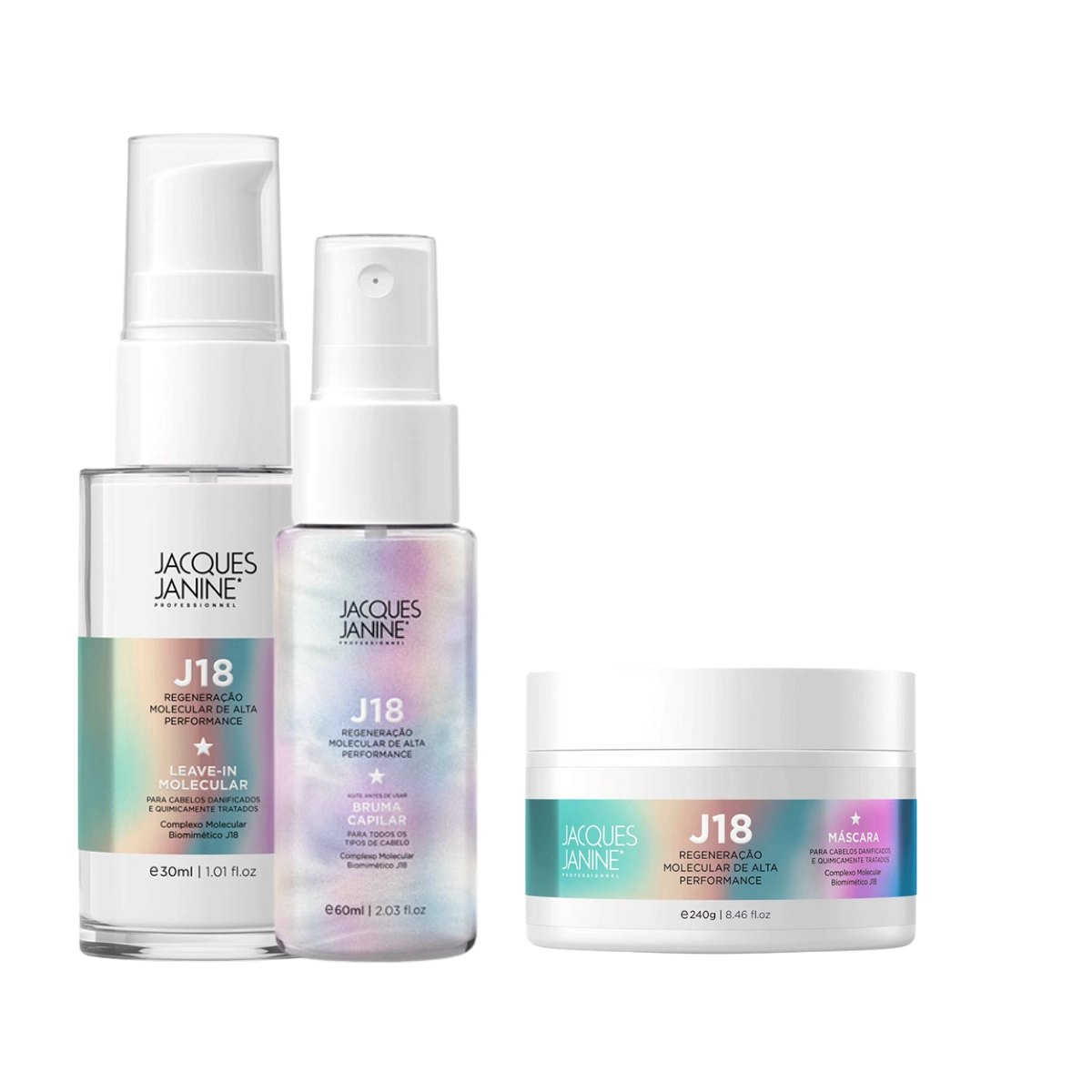 KIT LEAVE IN E BRUMA CAPILAR REG MOLECULAR PLUS MASCARA 240G