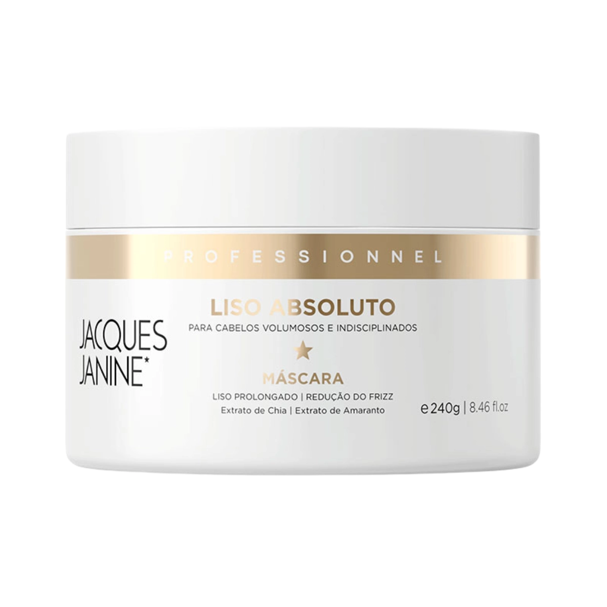 KIT MASCARA CAPILAR PLUS AMPOLA 15ML LISO ABSOLUTO JACQUES JANINE